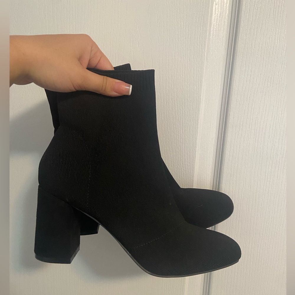 Black Heeled Boots